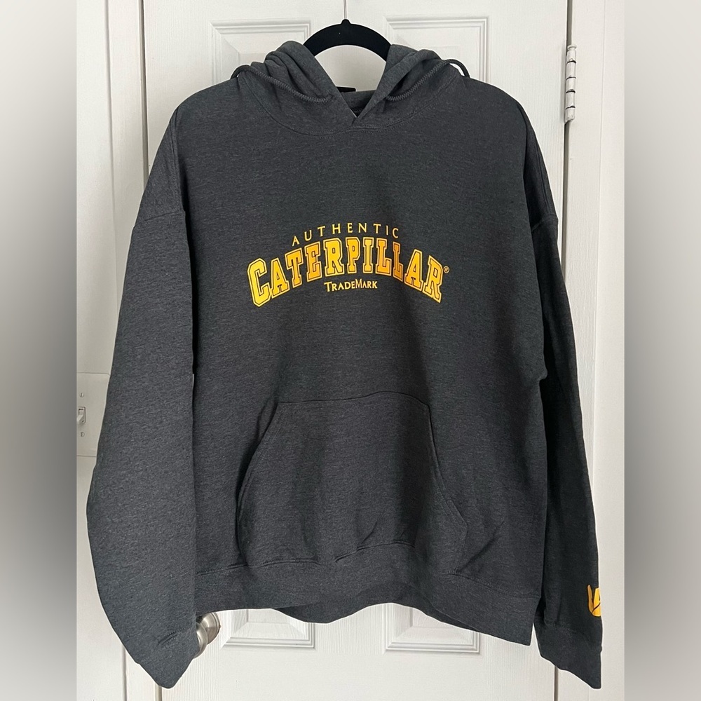 🆕 Caterpillar Trademark Hooded Sweatshirt, XL